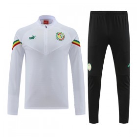 Senegal Quarter Zip Trænings Sweatshirt 2022-23 Hvid